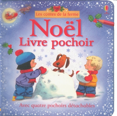 Noël : livre pochoir