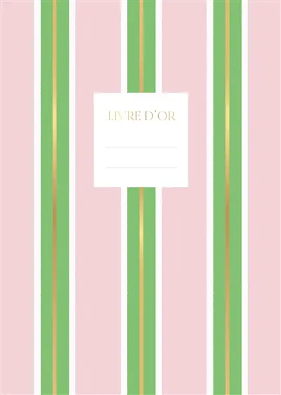 Livre d'or : rose vert