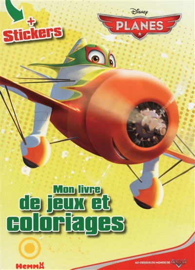 Planes, mon livre de jeux et coloriages