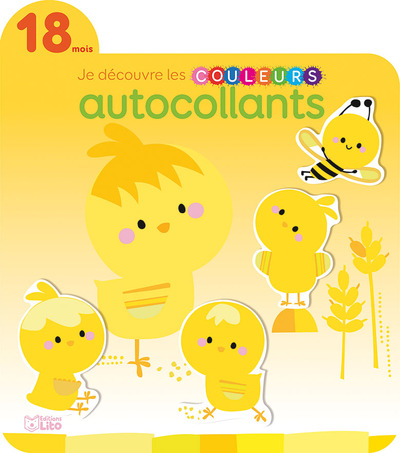 Je découvre les couleurs, autocollants : le jardin : 18 mois