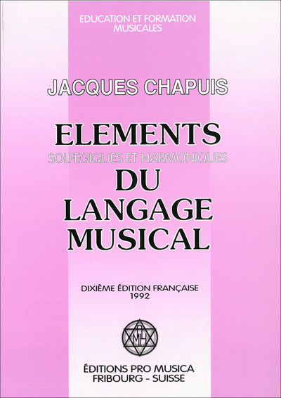 Eléments solfégiques et harmoniques du langage musical