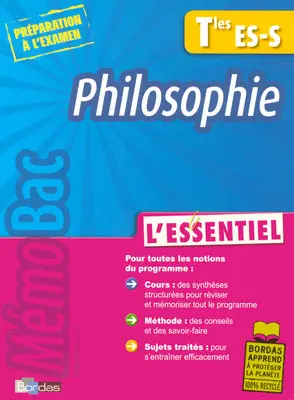Philosophie terminales ES, E