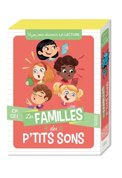Les familles des p'tits sons, CP, CE1 : un jeu pour découvrir la lecture