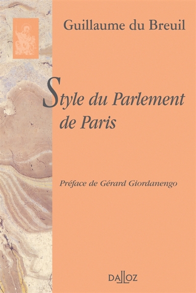 Style du parlement de Paris