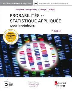 Probabilités et statistique appliquée pour ingénieurs
