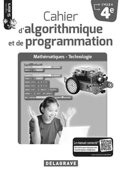 Cahier d'algorithmique et de programmation 4e, cycle 4 : technologie, mathématiques : livre du professeur