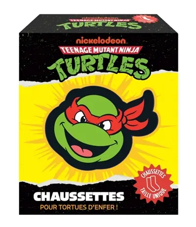 Tortues ninja : mini coffret chaussettes