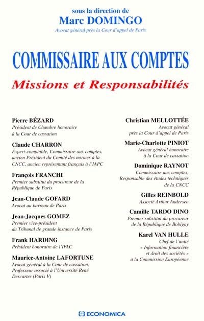 Commissaire aux comptes : missions et responsabilités