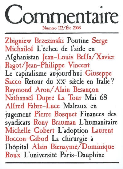 Commentaire, n° 122