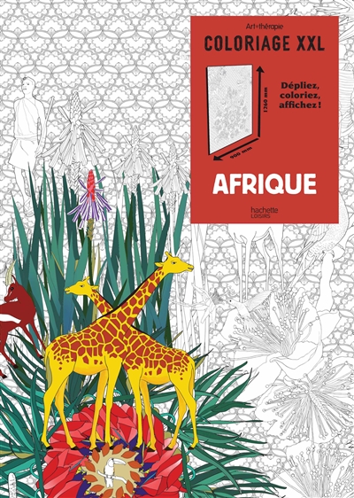 Afrique : coloriage XXL