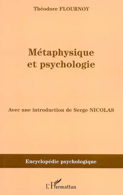 Métaphysique et psychologie : 1890