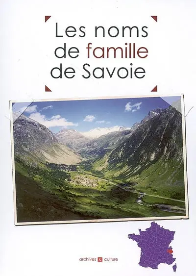 Les noms de famille de Savoie