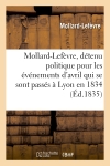 Mollard-Lefèvre, détenu...