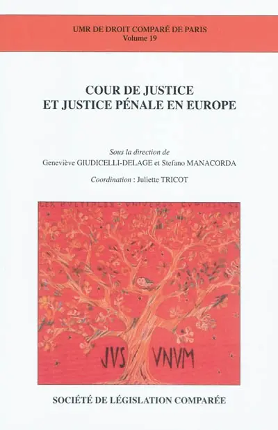 Cour de justice et justice pénale en Europe