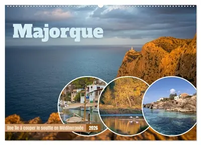 Majorque : Une île à couper le souffle en Méditerranée (Calendrier mural 2026 DIN A2 vertical), CALVENDO calendrier mensuel : Explorez Majorque toute l’année avec ce calendrier photo unique, idéal pour les amoureux de voyages et les passionnés de cette île méditerranéenne inoubliable.
