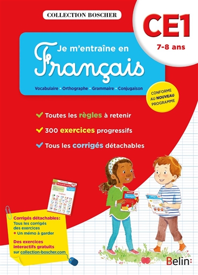 Je m'entraîne en français : CE1, 7-8 ans : conforme au nouveau programme