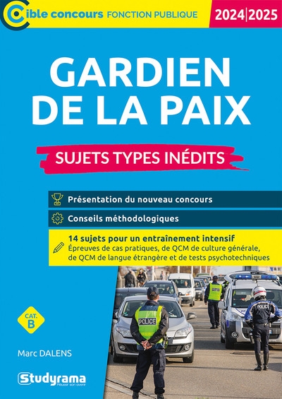 Gardien de la paix : cat. B...