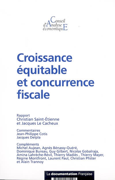 Croissance équitable et concurrence fiscale : rapport