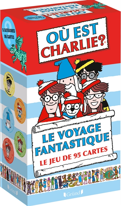 Où est Charlie ? : le voyage fantastique : le jeu de 95 cartes