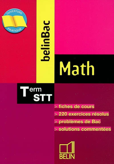 BelinBac math terminale STT