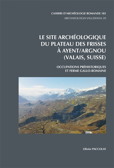 Le site archéologique du plateau des Frisses à Ayent-Argnou (Valais, Suisse) : occupations préhistoriques et ferme gallo-romaine
