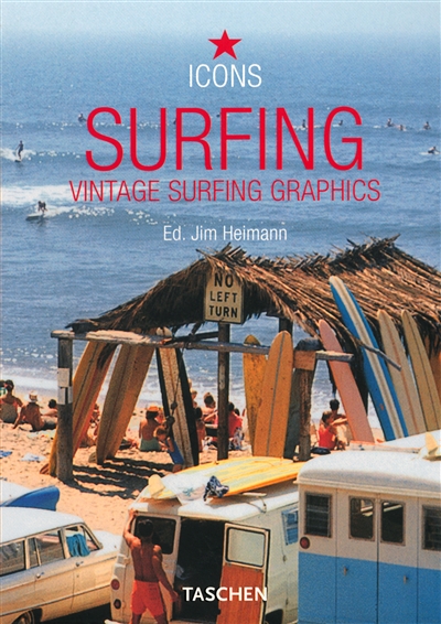 Surfing : vintage surfing graphics