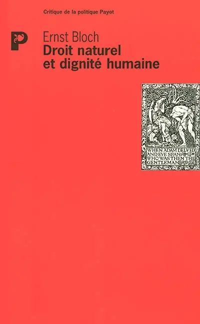 Droit naturel et dignité humaine