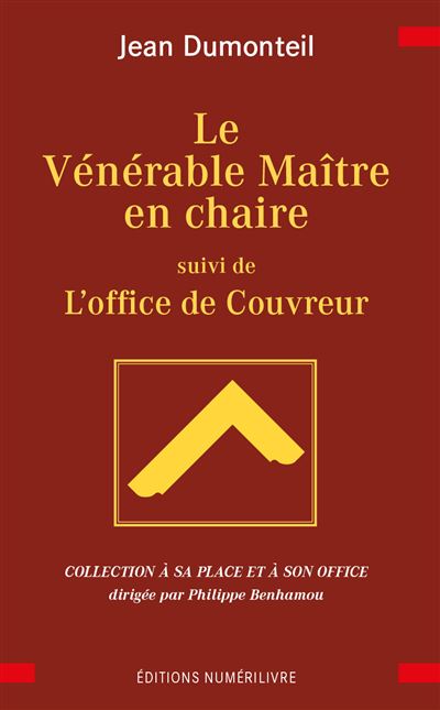 Le vénérable maître en chaire. L'office de couvreur