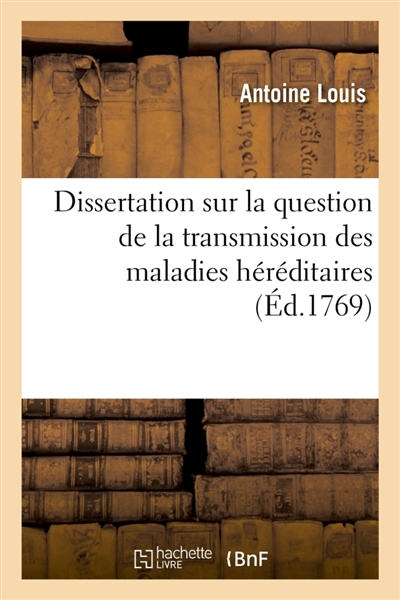 Dissertation sur la...