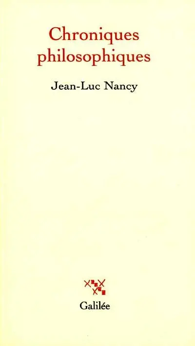 Chroniques philosophiques