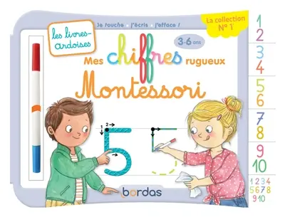 Mes chiffres rugueux Montessori : 3-6 ans
