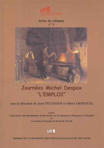 Journées Michel Despax, 19 novembre 2004 : l'emploi