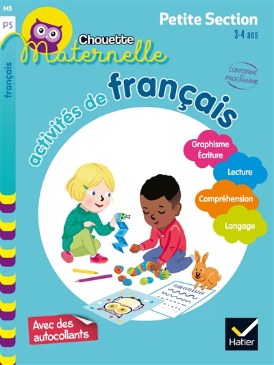 Chouette maternelle, activités de français, Ps, M5
