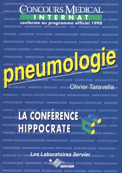 Pneumologie : le concours médical internat conforme au programme officiel 1998