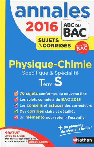 Physique chimie, terminale...