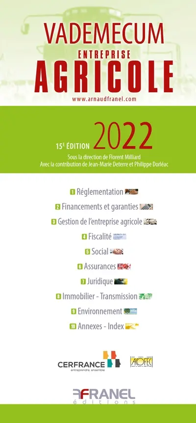 Vademecum de l'entreprise agricole 2022