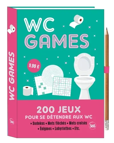 WC games : 200 jeux pour se détendre aux WC