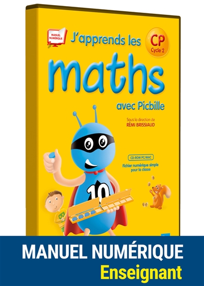 J'apprends les maths avec Picbille, CP, cycle 2 : manuel numérique enseignant réservé aux non-adoptants de la méthode