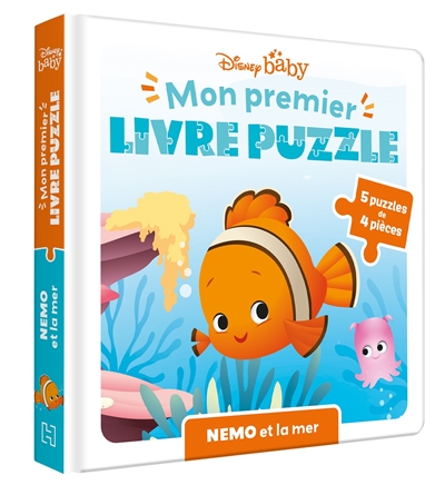 Nemo et la mer : 5 puzzles de 4 pièces