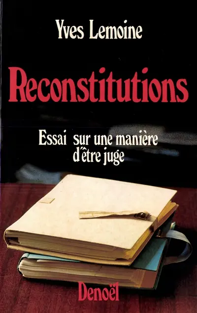 Reconstitutions : sur une manière d'être juge
