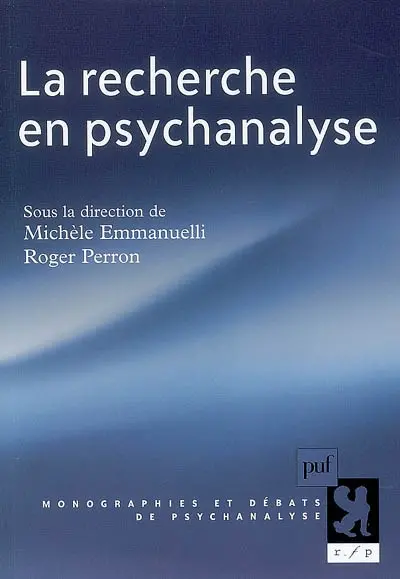 La recherche en psychanalyse