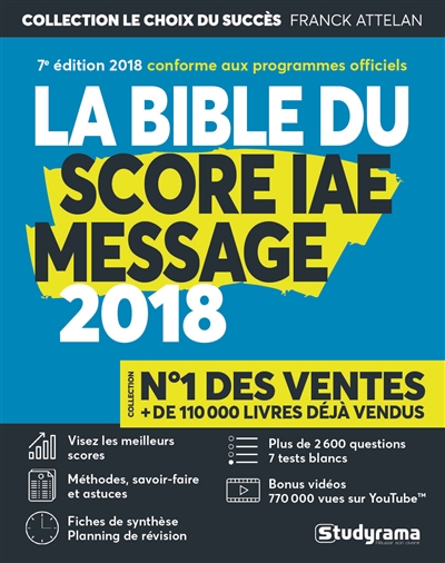 La bible du Score IAE...