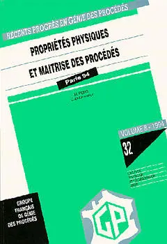 Propriétés physiques et maîtrise des procédés