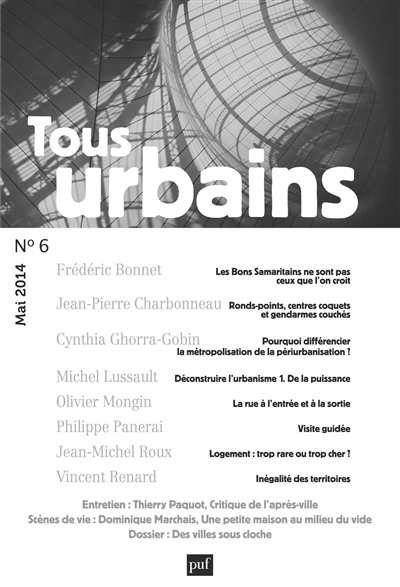 Tous urbains, n° 6 (2014)