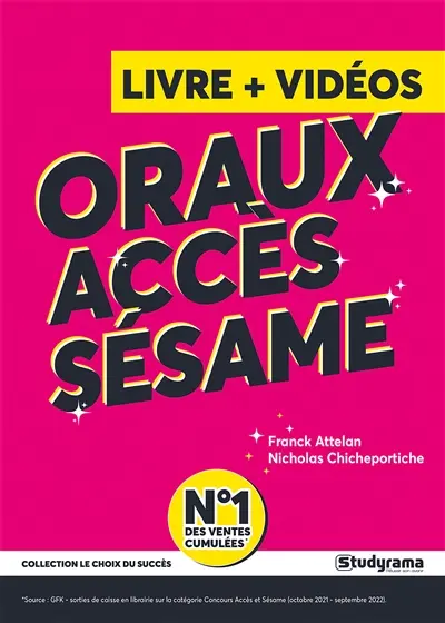 Oraux Accès, Sésame : livre + vidéos