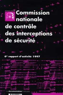 6e rapport d'activité : année 1997