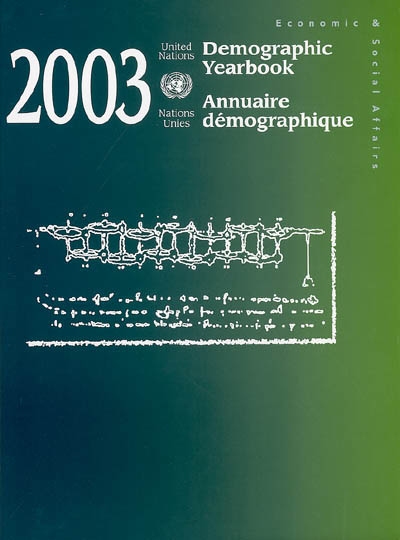 Annuaire démographique 2003. Demographic yearbook 2003