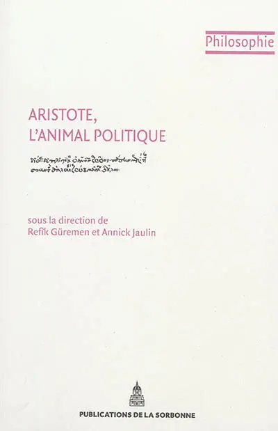 Aristote, l'animal politique