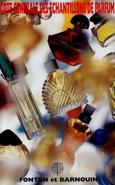 Cote générale des échantillons de parfum