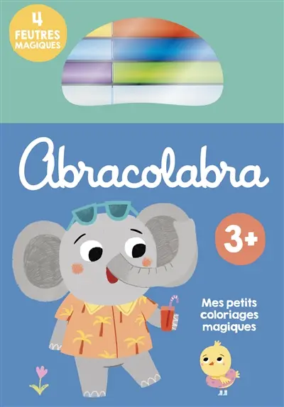 Abracolabra 3+ : mes petits coloriages magiques : l'éléphant